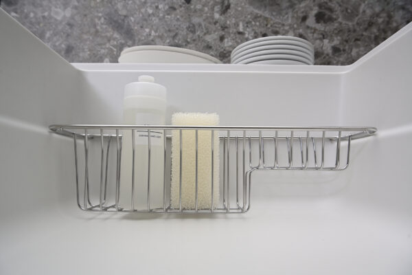 Chậu rửa chén Yoshimoto đá cẩm thạch nhân tạo,11.7kg, 1 hố, gắn âm hoặc dương, chịu tải 200kg, kèm phụ kiện - Ảnh 9