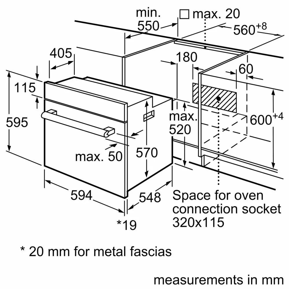 Lò nướng Bosch, thiết kế âm tủ, dung tích 66 lít, nhập khẩu Thổ Nhĩ Kỳ - HBF133BS0A - Ảnh 5