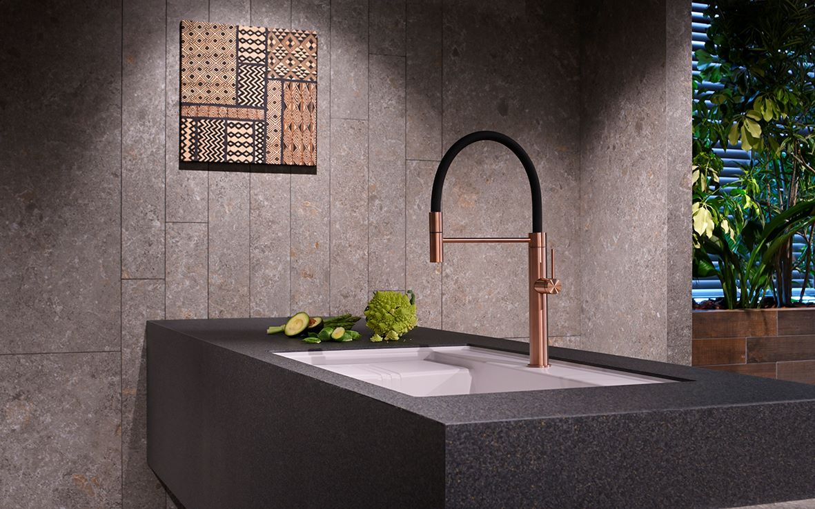 Chậu rửa bát 1 hố Yoshimoto 90 cm, đá cẩm thạch, nhập khẩu Nhật Bản - HS950 - Ảnh 4