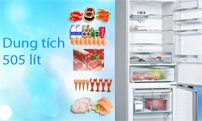 Tủ lạnh Bosch, dung tích 505 lít - KGN56HI3P - Ảnh 4