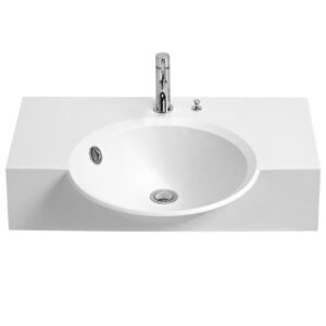 Alternative view of Chậu rửa mặt Yoshimoto 5.5 lít, chậu liền khối, Nhật Bản – CP