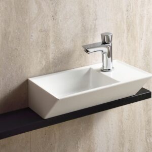 Chậu rửa tay Yoshimoto, đá cẩm thạch BMC, đặt bàn, Nhật Bản – TO2036