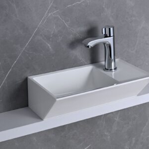 Alternative view of Chậu rửa tay Yoshimoto, đá cẩm thạch BMC, đặt bàn, Nhật Bản – TO2036