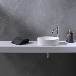 Alternative view of Chậu rửa tay Yoshimoto, đá cẩm thạch BMC, đặt bàn, Nhật Bản – OP2230