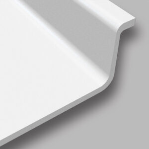 Alternative view of Đá mặt bếp chiều rộng 650mm, tích hợp gờ chống tràn phía trước và sau dạng bo tròn - EK