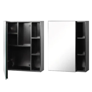 Alternative view of Tủ treo tường có đợt, gương mở kèm hộc mở  MDE6070 VÀ MDE8070