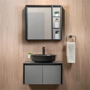 Tủ treo tường có đợt, gương hậu - ME4060