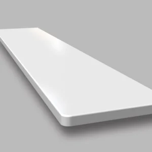 Đá mặt bếp đa chức năng chiều rộng 485mm, tích hợp gờ chống tràn 3 mặt - RC