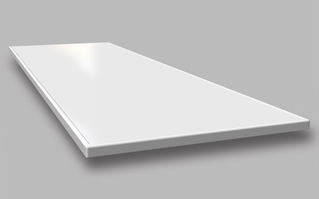 Đá mặt bếp khổ lớn chiều rộng 750mm/970, tích hợp gờ chống tràn 3 mặt dạng bo tròn - SFB - Ảnh 2