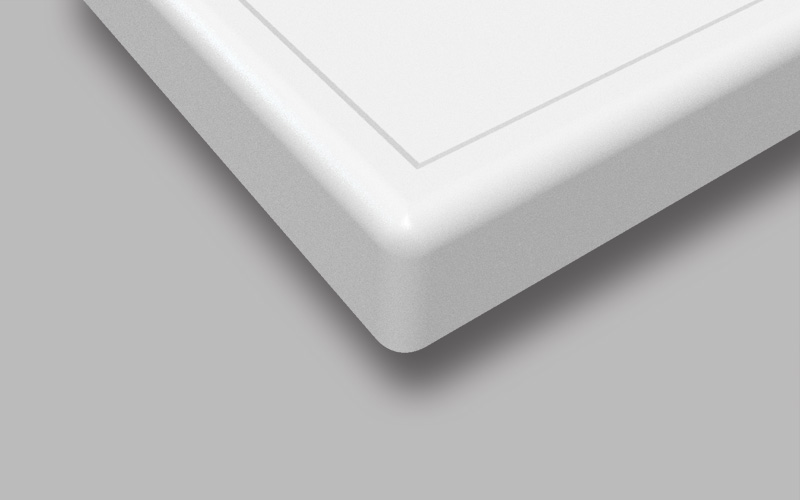 Đá mặt bếp khổ lớn chiều rộng 750mm/970, tích hợp gờ chống tràn 3 mặt dạng bo tròn - SFB - Ảnh 3