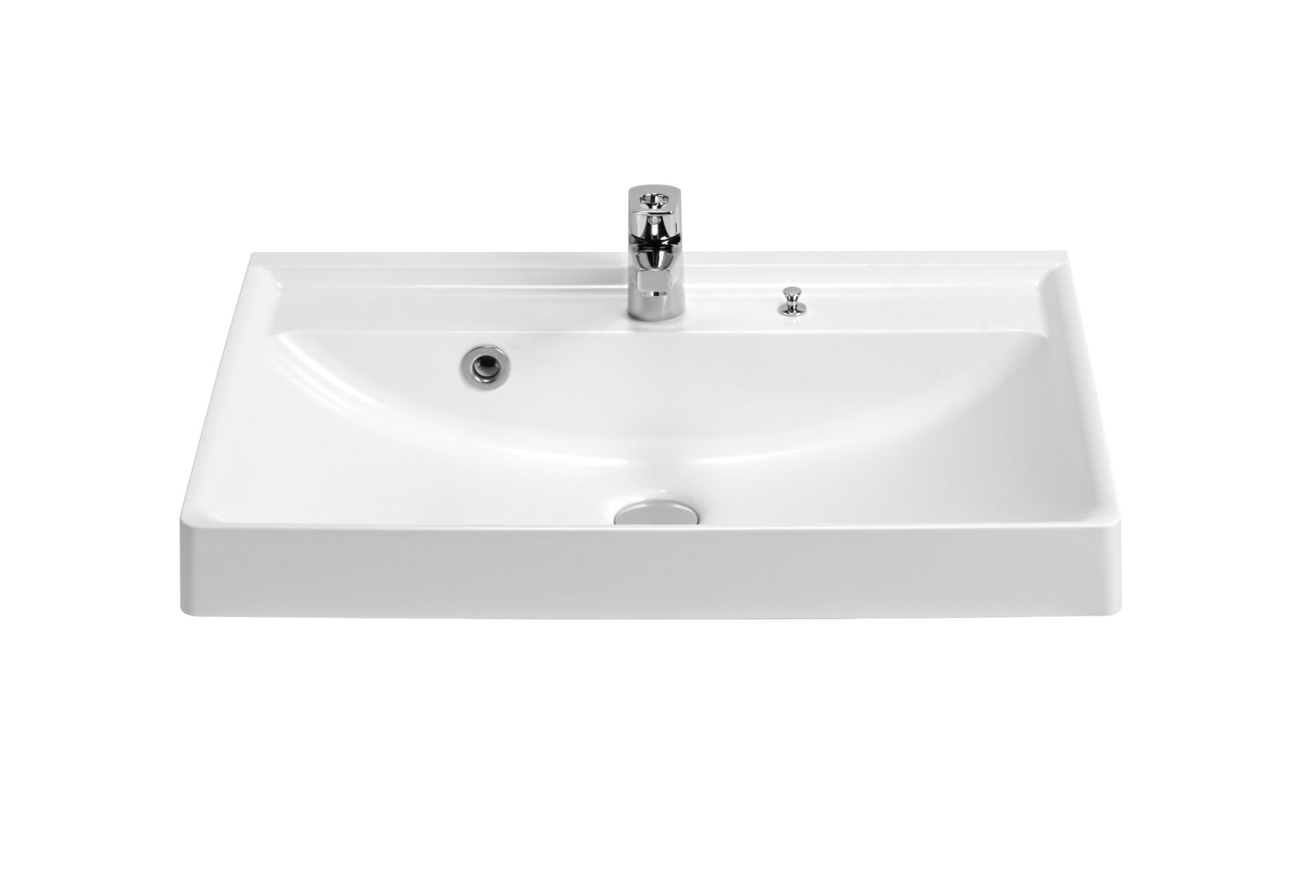 Chậu rửa mặt Yoshimoto, đá cẩm thạch BMC, đặt bàn, Nhật Bản – SQR II-750