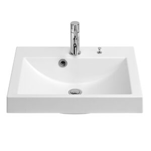 Chậu rửa mặt Yoshimoto 9 lít, đá cẩm thạch BMC, đặt bàn, Nhật Bản – SQR600