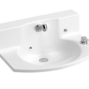 Alternative view of Chậu rửa mặt Yoshimoto, chậu liền khối lưng cao, Nhật Bản – UDH750