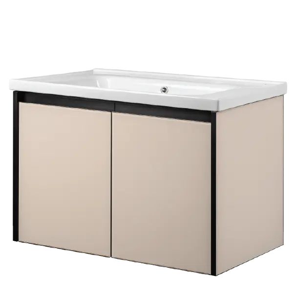 Tủ Lavabo hợp kim tủ dưới cánh mở có mặt đá và chậu VU785+UCB800