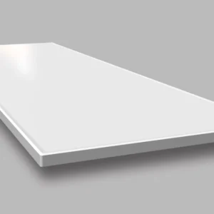 Đá mặt bếp khổ lớn chiều rộng 750mm/970, tích hợp gờ chống tràn 3 mặt dạng góc cạnh - YFB