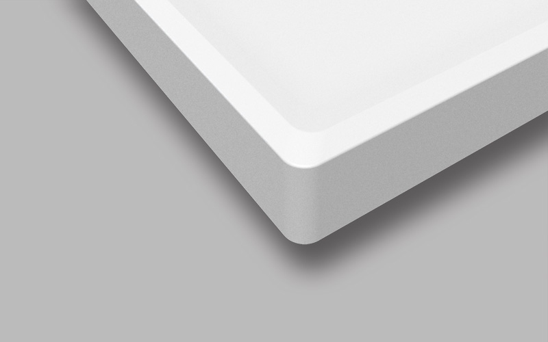 Đá mặt bếp khổ lớn chiều rộng 750mm/970, tích hợp gờ chống tràn 3 mặt dạng góc cạnh - YFB - Ảnh 2