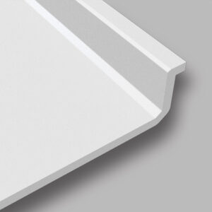 Alternative view of Đá mặt bếp chiều rộng 650mm, tích hợp gờ chống tràn phía trước và sau dạng góc cạnh - YX